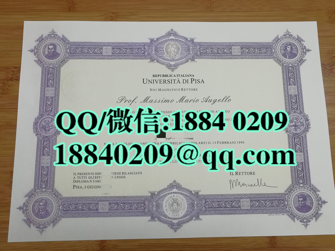 意大利比萨大学University of Pisa毕业证，意大利比萨大学文凭模版
