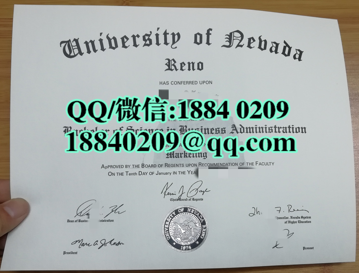 美国内华达大学University of Nevada毕业证，美国内华达大学文凭成绩单
