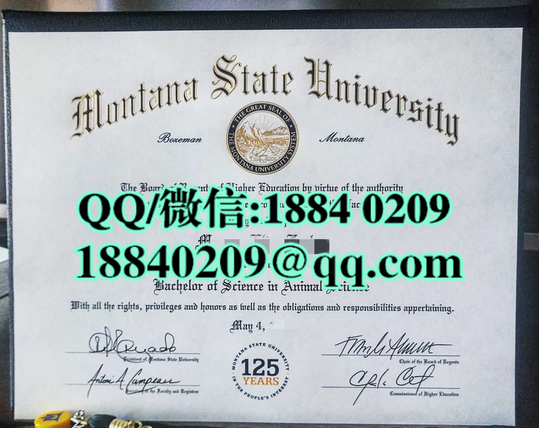 美国蒙大拿州立大学毕业证样本图片，montana state university diploma
