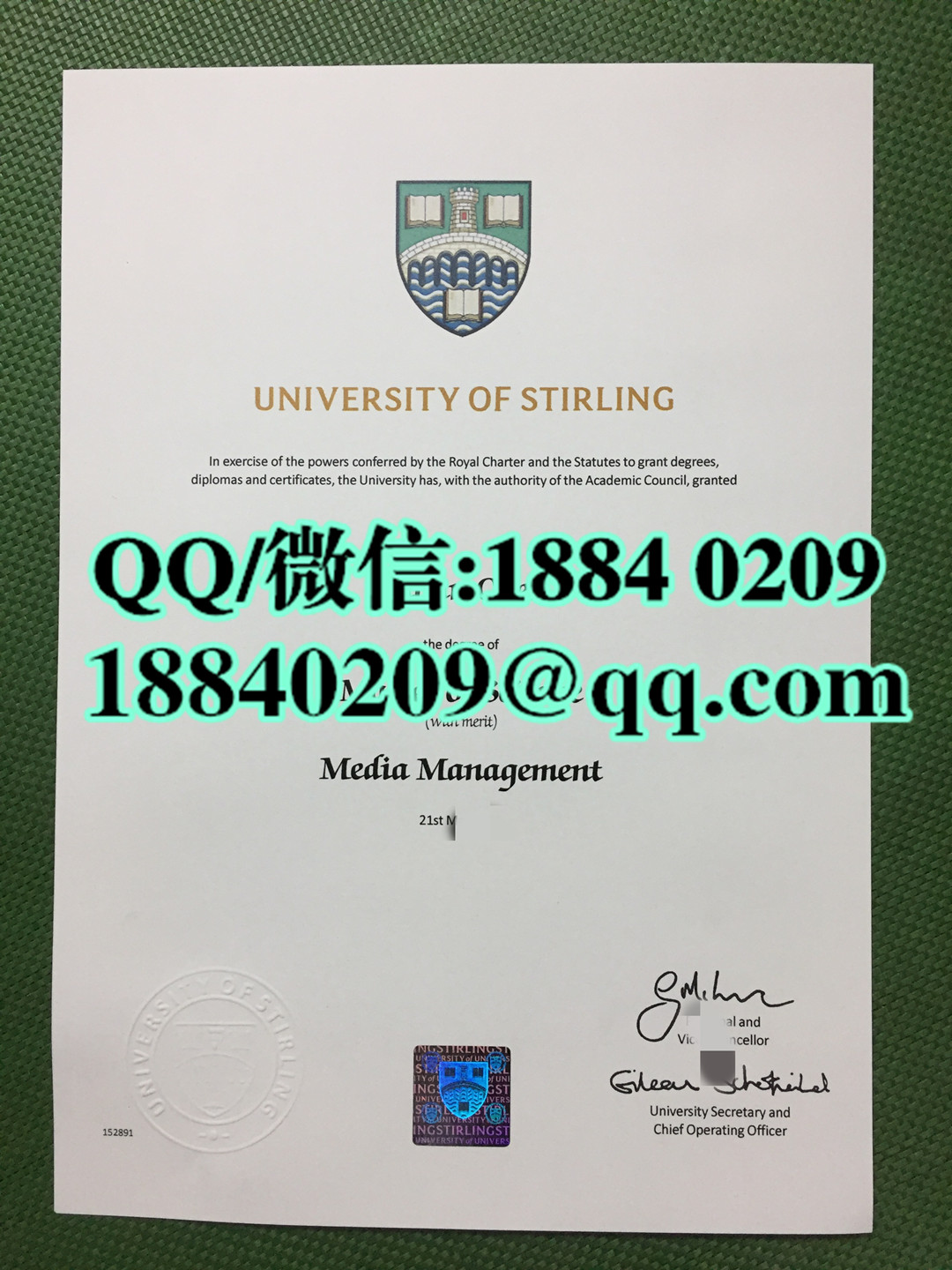 英国斯特灵大学university stirling毕业证样本，university stirling diploma degree