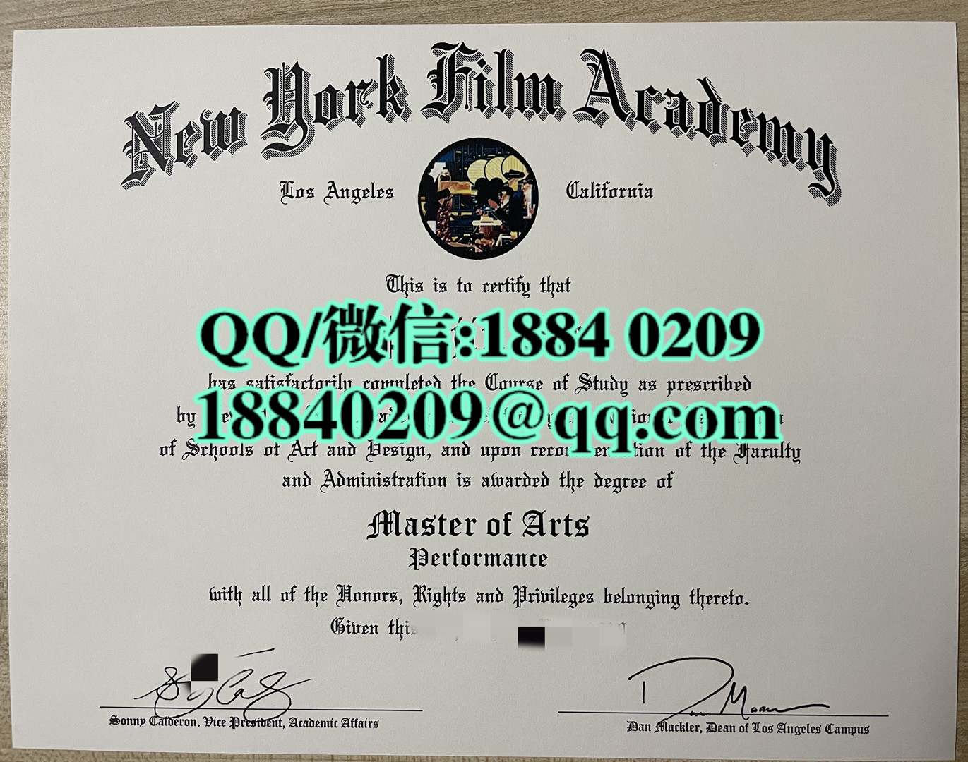 纽约电影学院毕业证成绩单留才认证，new york film academy diploma degree