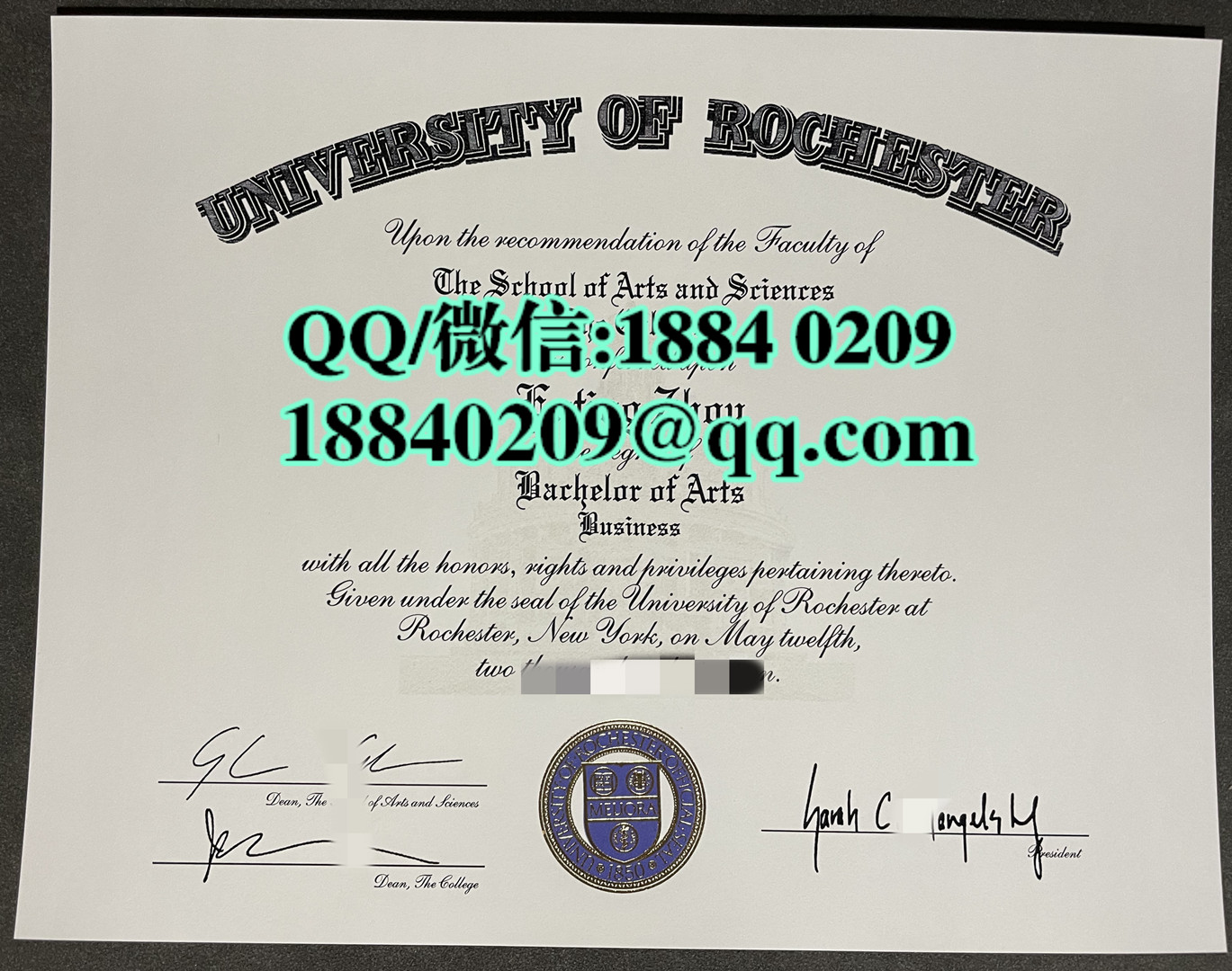美国罗切斯特大学UofR毕业证|成绩单留才认证，University of Rochester diploma