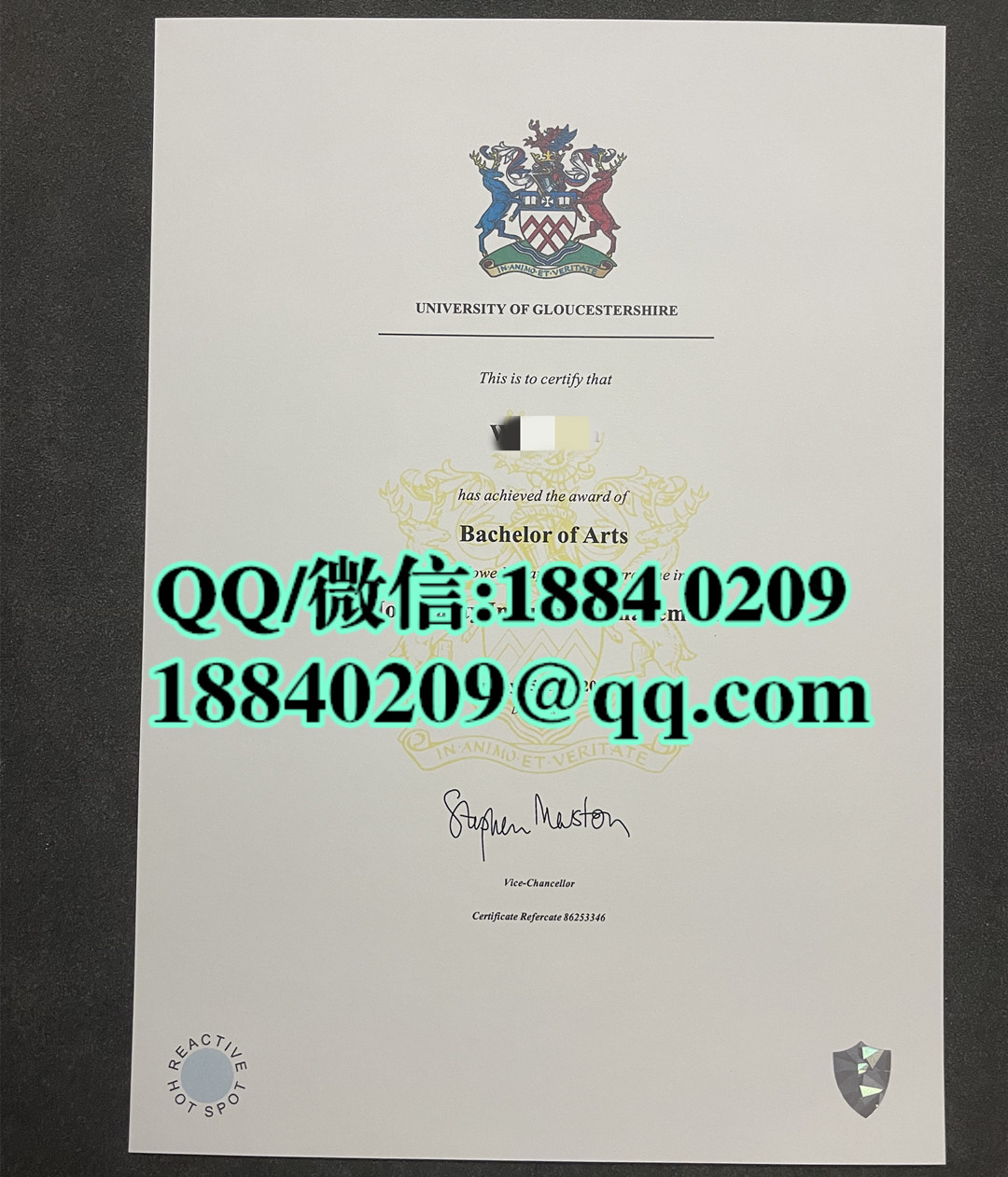 英国格鲁斯特大学毕业证学位证，University of Gloucestershire degree