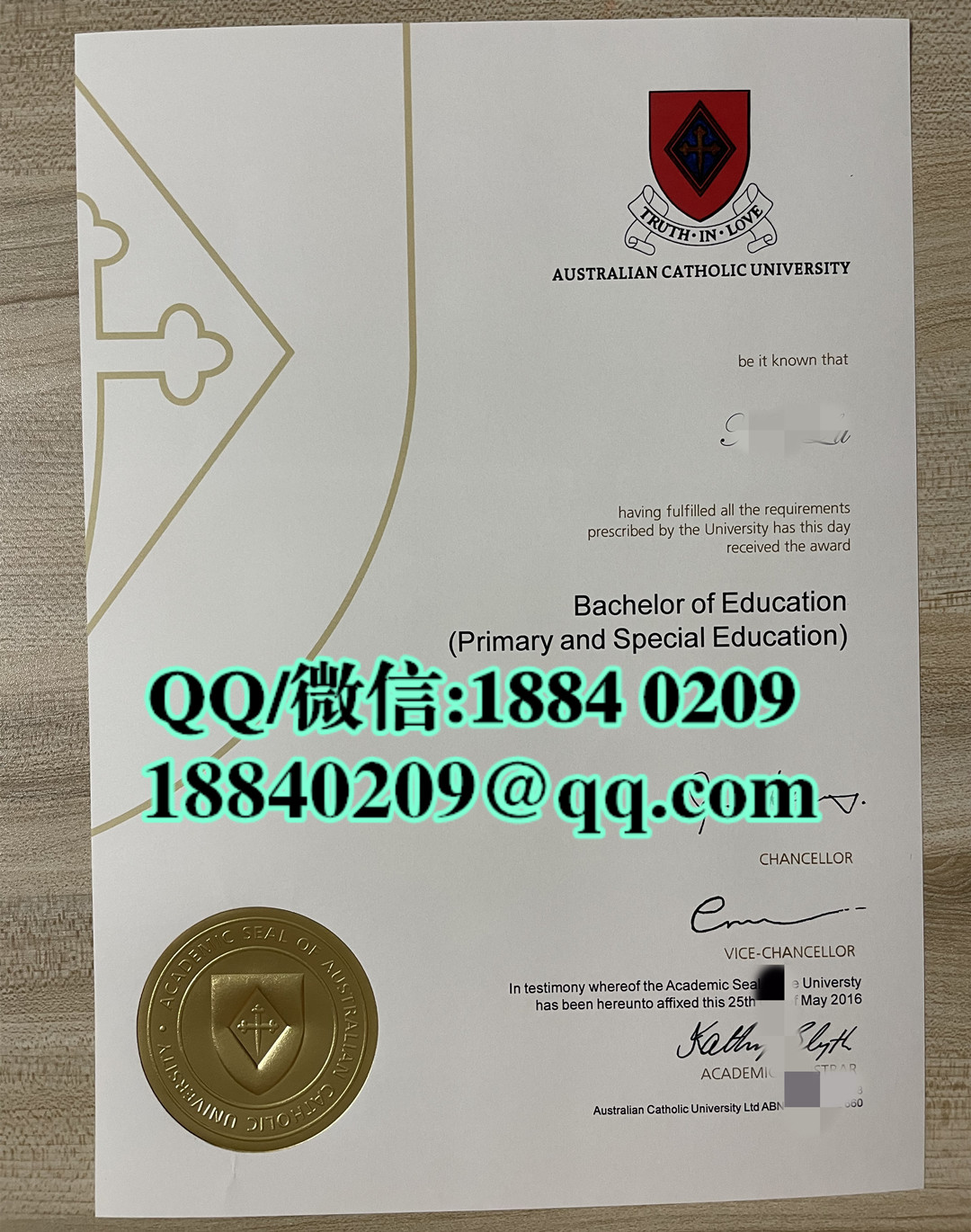 澳大利亚天主教大学毕业证，澳大利亚凯斯林大学毕业证，Australian Catholic University diploma