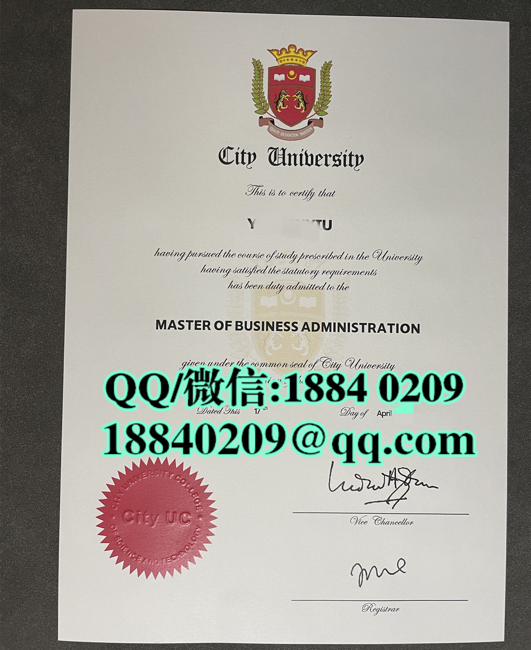 city university diploma degree，城市大学毕业证学位证案例