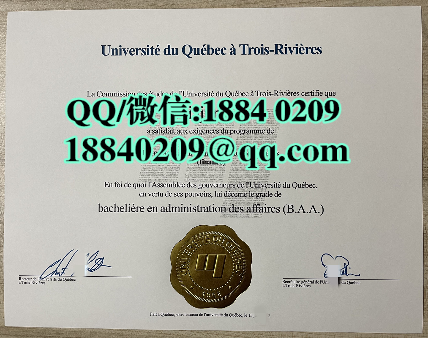 加拿大蒙特利尔大学毕业证成绩单留才认证，加拿大蒙特利尔大学文凭案例