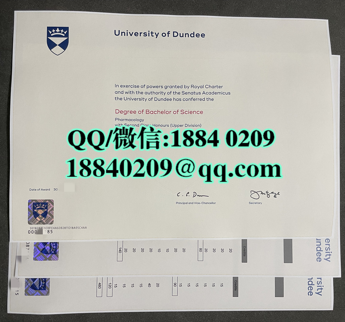 英国邓迪大学毕业证学位证，University of Dundee diploma degree