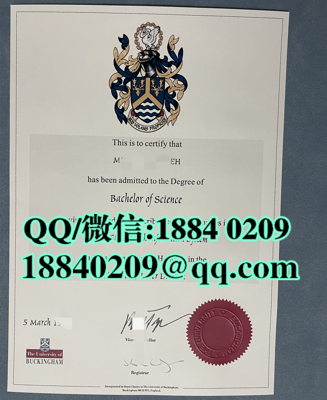 英国白金汉大学毕业证学位证，The University of Buckingham diploma degree