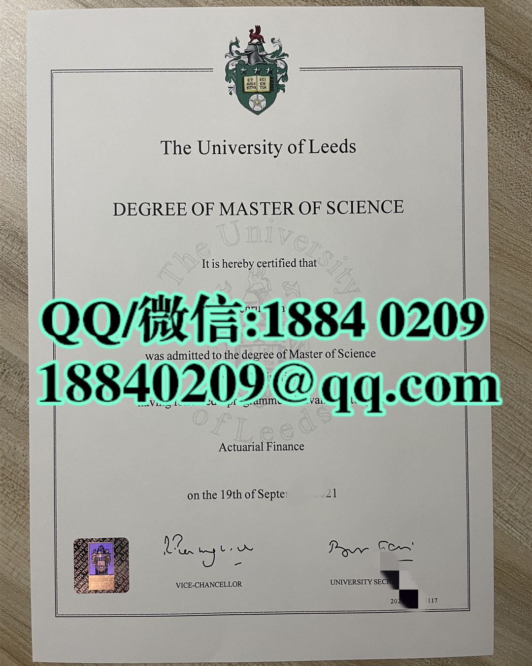 英国利兹大学硕士学位证毕业证，University of Leeds diploma degree