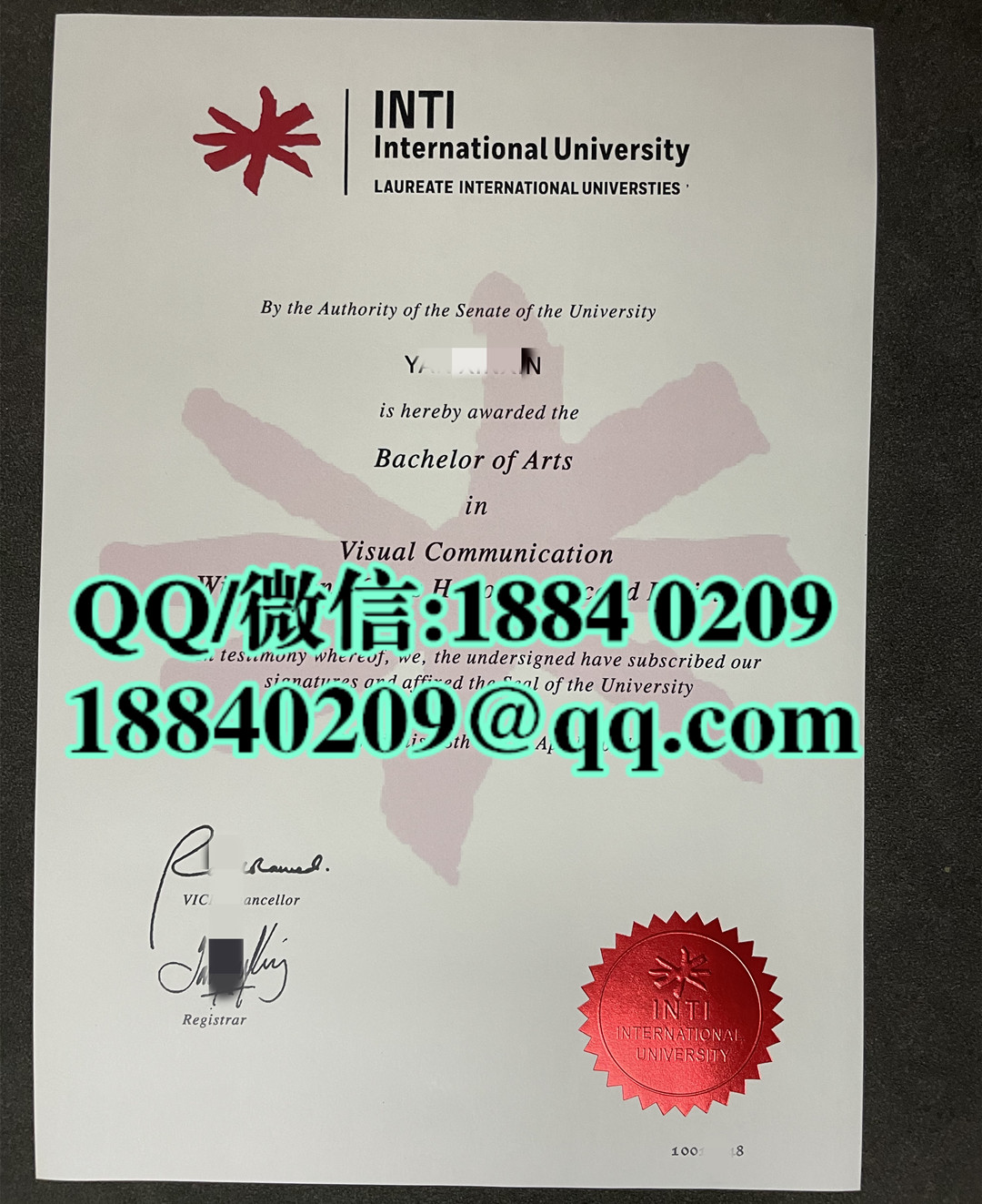 马来西亚inti国际大学毕业证成绩单,英迪国际大学毕业证学位证