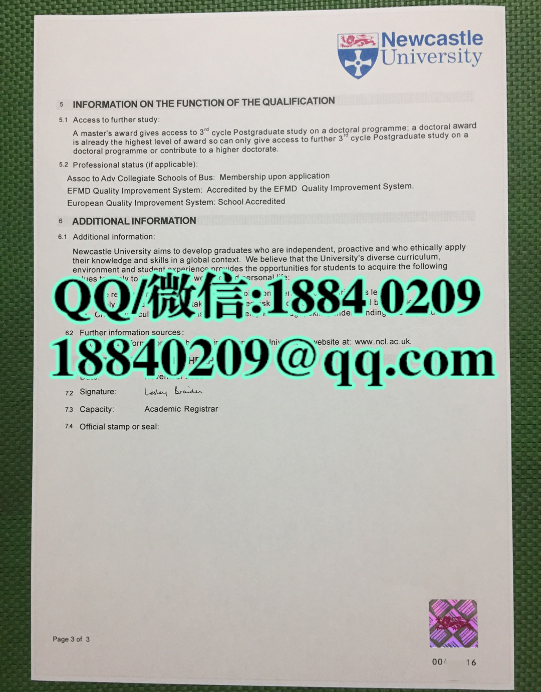 英国纽卡斯尔大学成绩单案例，Newcastle University transcript