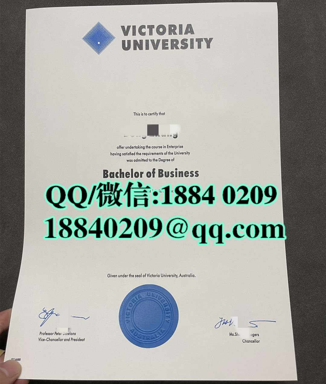 澳洲维多利亚大学victoria university毕业证学位证，victoria university diploma degree