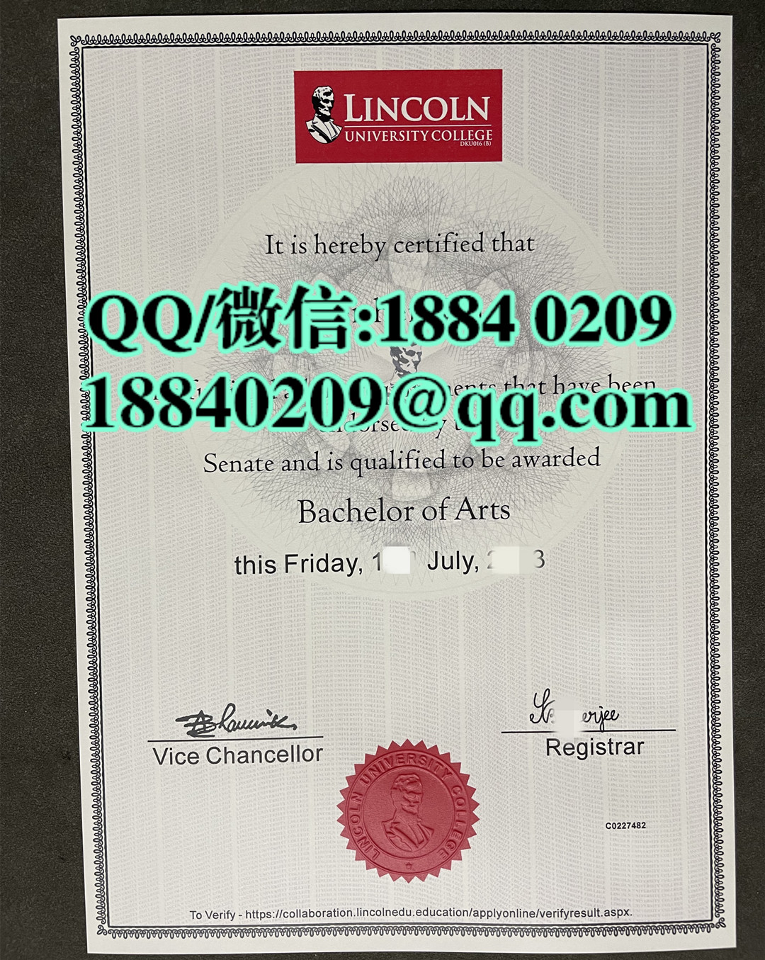 马来西亚林肯大学学院lincoln university college毕业证学位证，lincoln university college diploma de