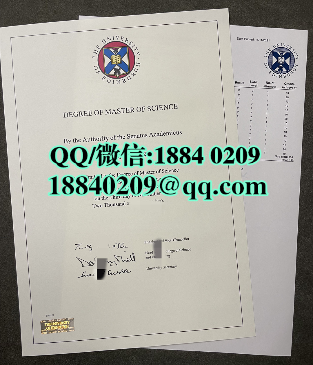 英国爱丁堡大学毕业证成绩单留才认证，University of Edinburgh diploma degree