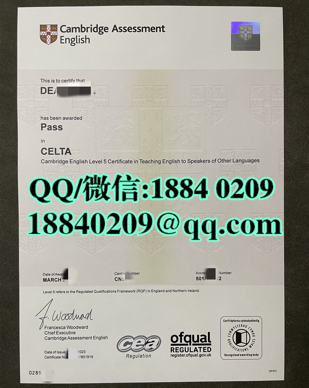 剑桥cambridge英语考试证书，cambridgre Assessment English certificate