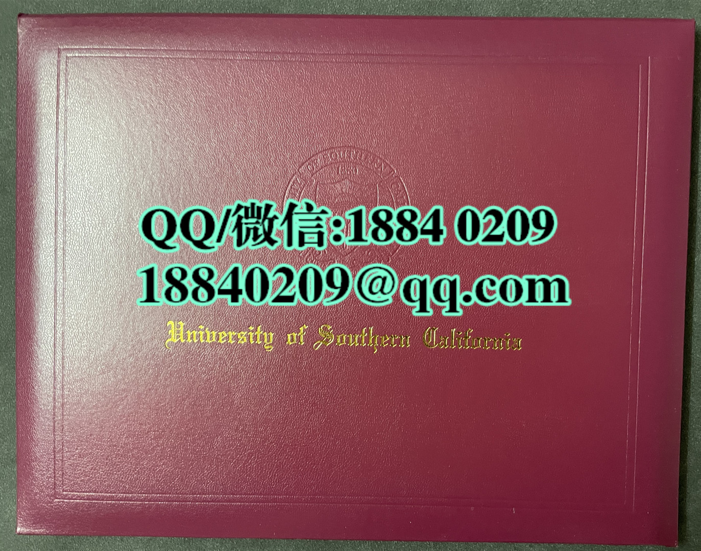 美国南加州大学毕业证外壳，University of Southern California diploma Cover