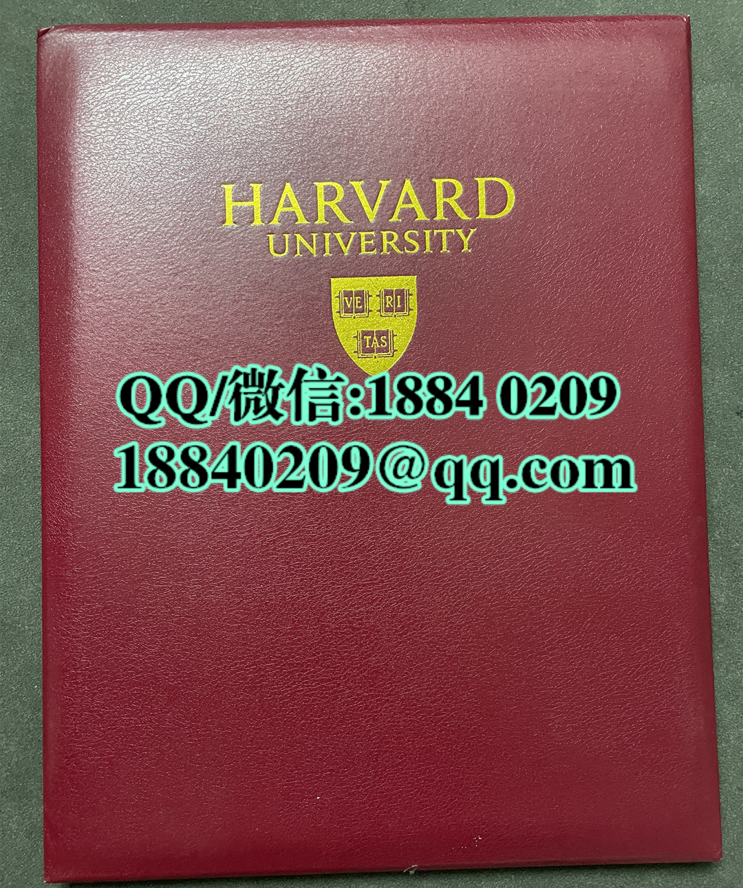 美国哈佛大学毕业证学位证外壳，Harvard University diploma Cover